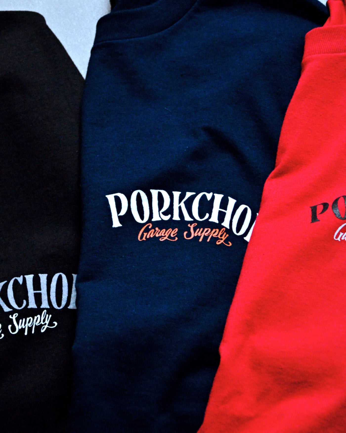 PORKCHOP | PORK BACK TEE 24SS - Navy