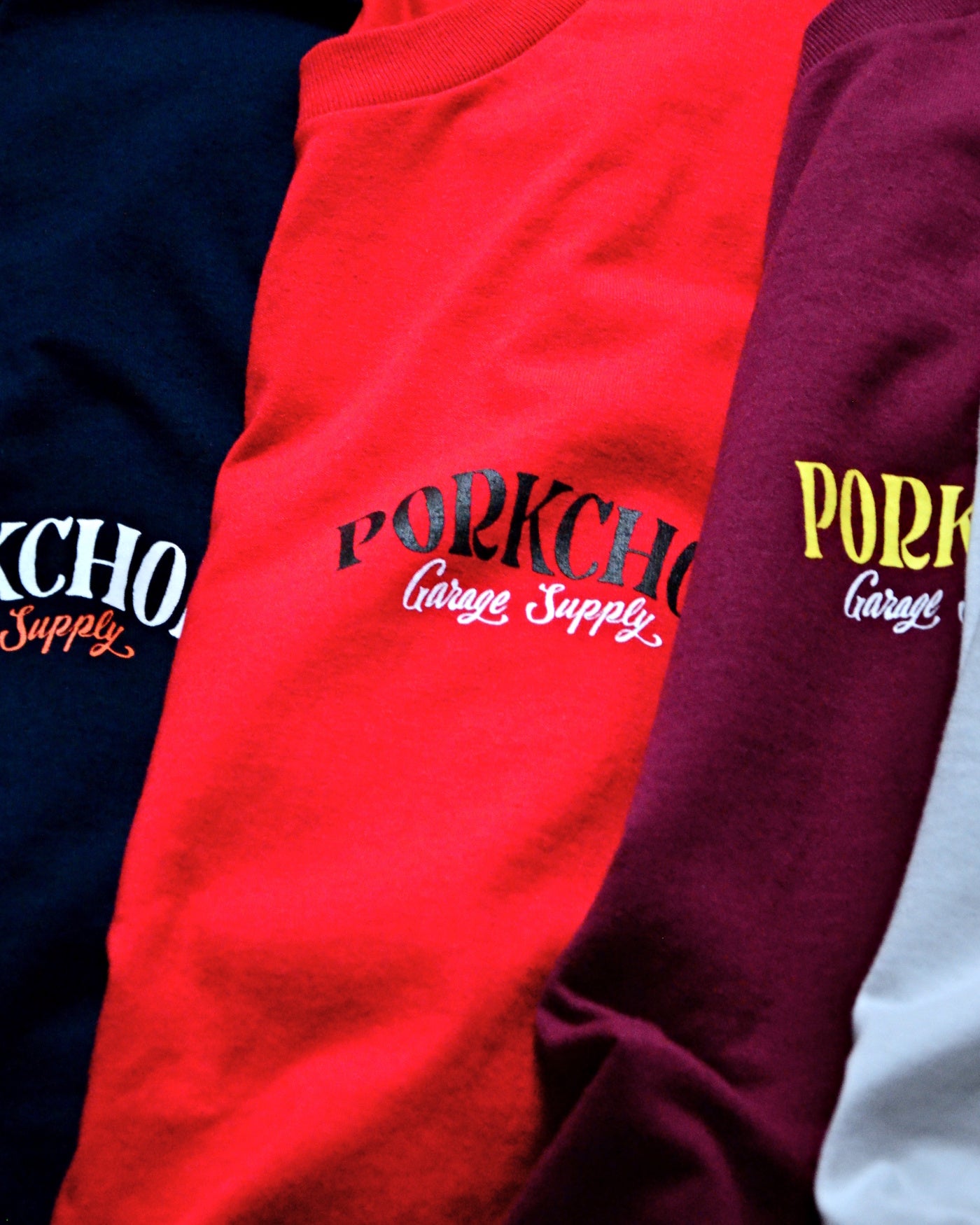 PORKCHOP | PORK BACK TEE 24SS - Red