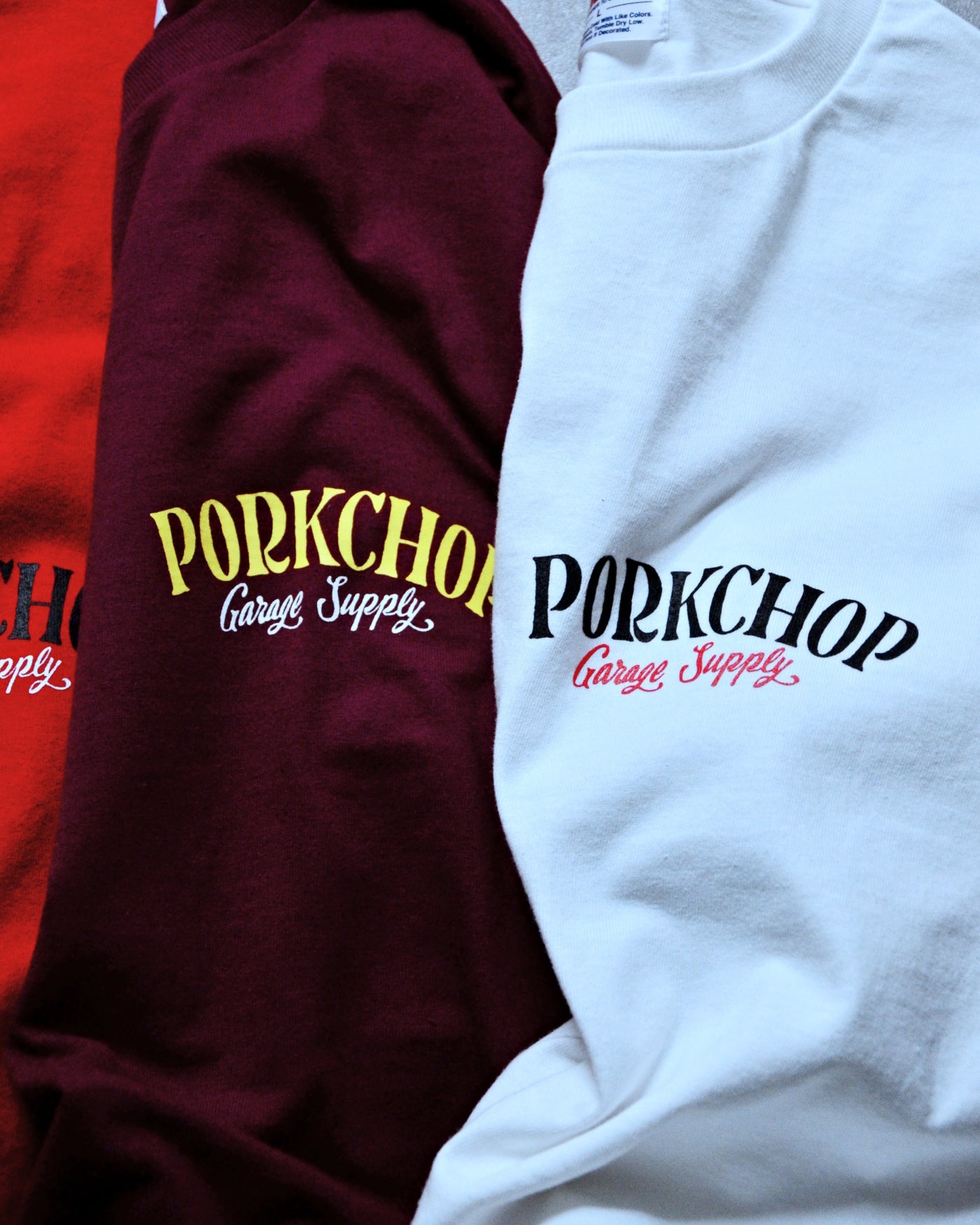 PORKCHOP | PORK BACK TEE 24SS - White