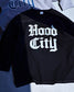 RADIALL | HOOD CITY - FOOTBALL T-SHIRT CROPPED SLEEVE - Black