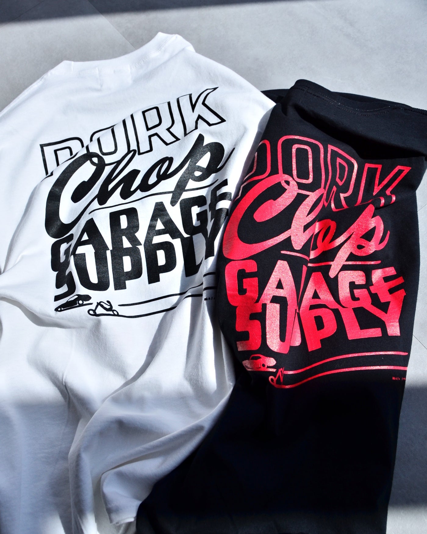 PORKCHOP | MASA SCULP L/S TEE A - Black