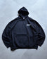 PORKCHOP | PORK BACK HOODIE - Black/White
