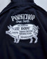 PORKCHOP | PORK BACK HOODIE - Black/White
