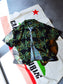GOOD HELLER | SNAKE BORDER PATTERN SHIRT