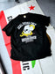 GOOD HELLER | SKULL&SNAKE AMERICAN LOGO T-SHIRT - Black
