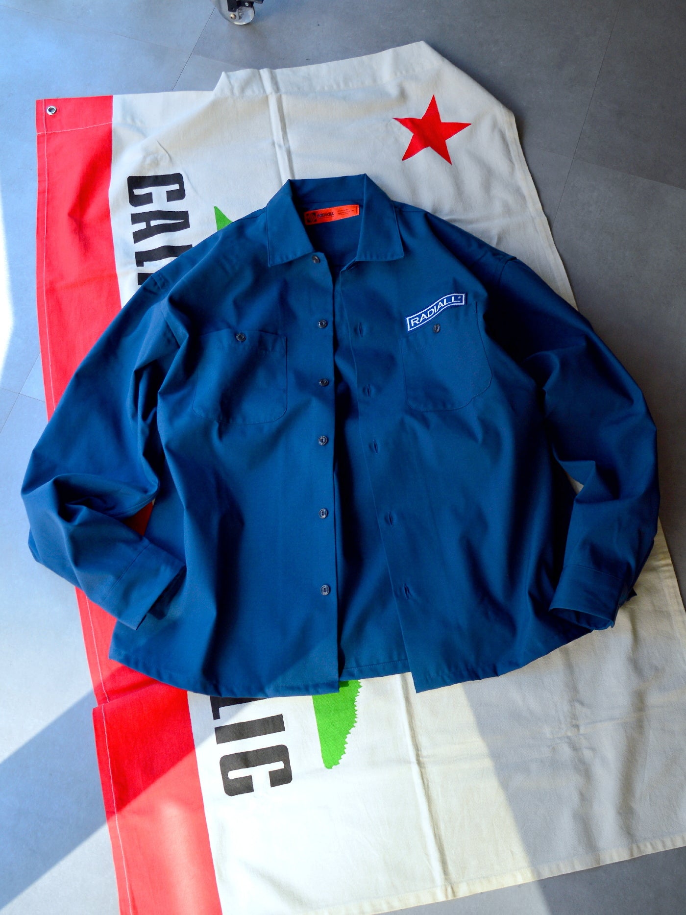 RADIALL | Wheels - REGULAR COLLARED SHIRT L/S - Navy