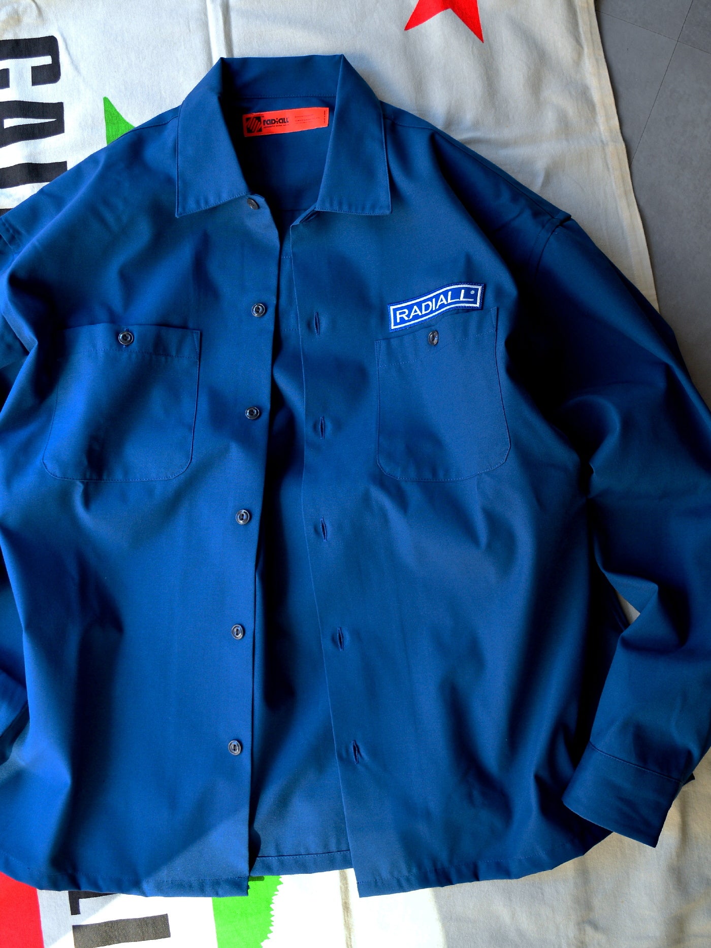 RADIALL | Wheels - REGULAR COLLARED SHIRT L/S - Navy