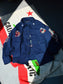 GOOD HELLER | KOR ARMY TYPE SOUVENIR JACKET DRAGON AND US EAGLE EMBROIDERIES - Navy