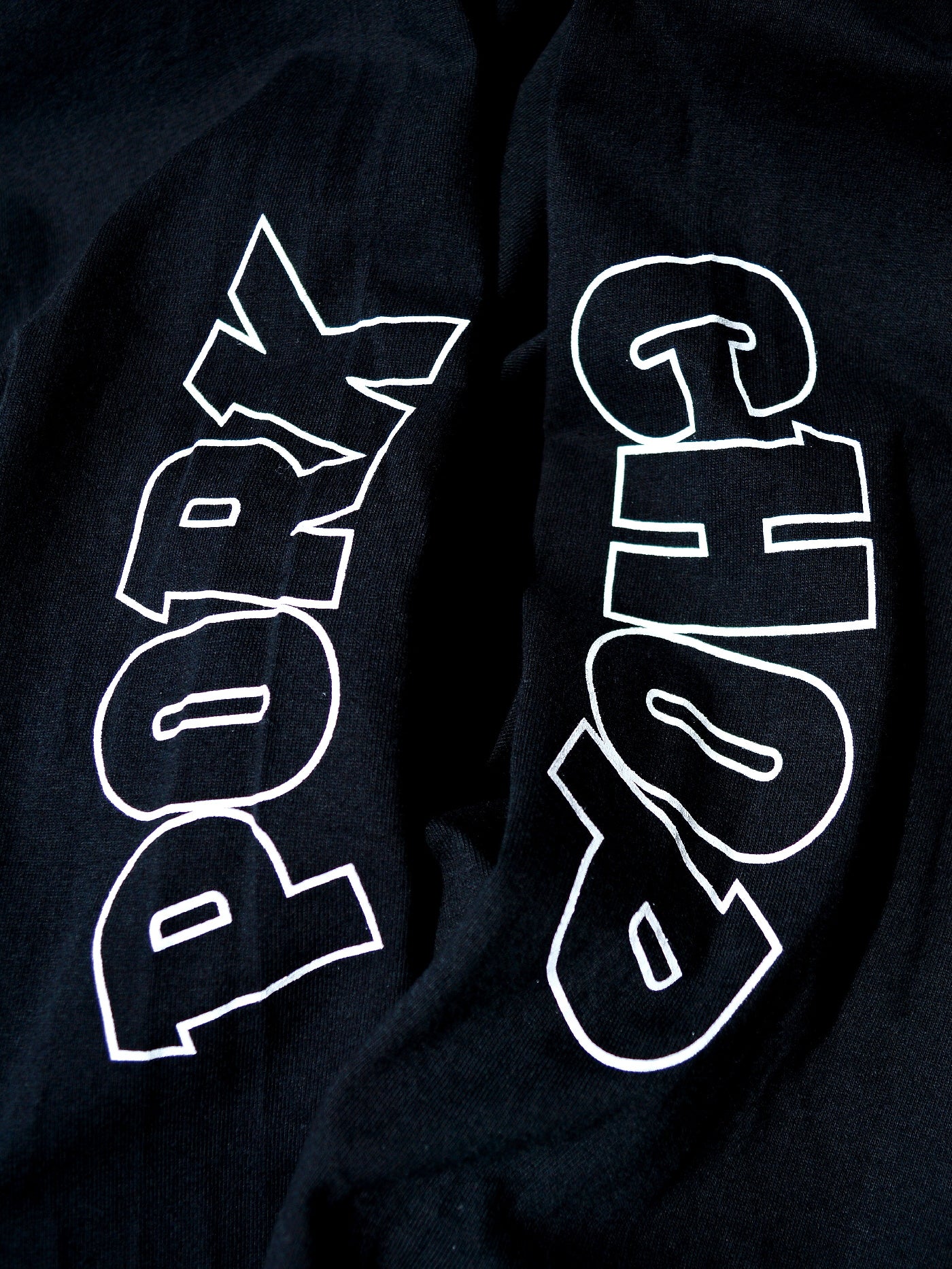 PORKCHOP | WP BIG LOGO L/S TEE - Black