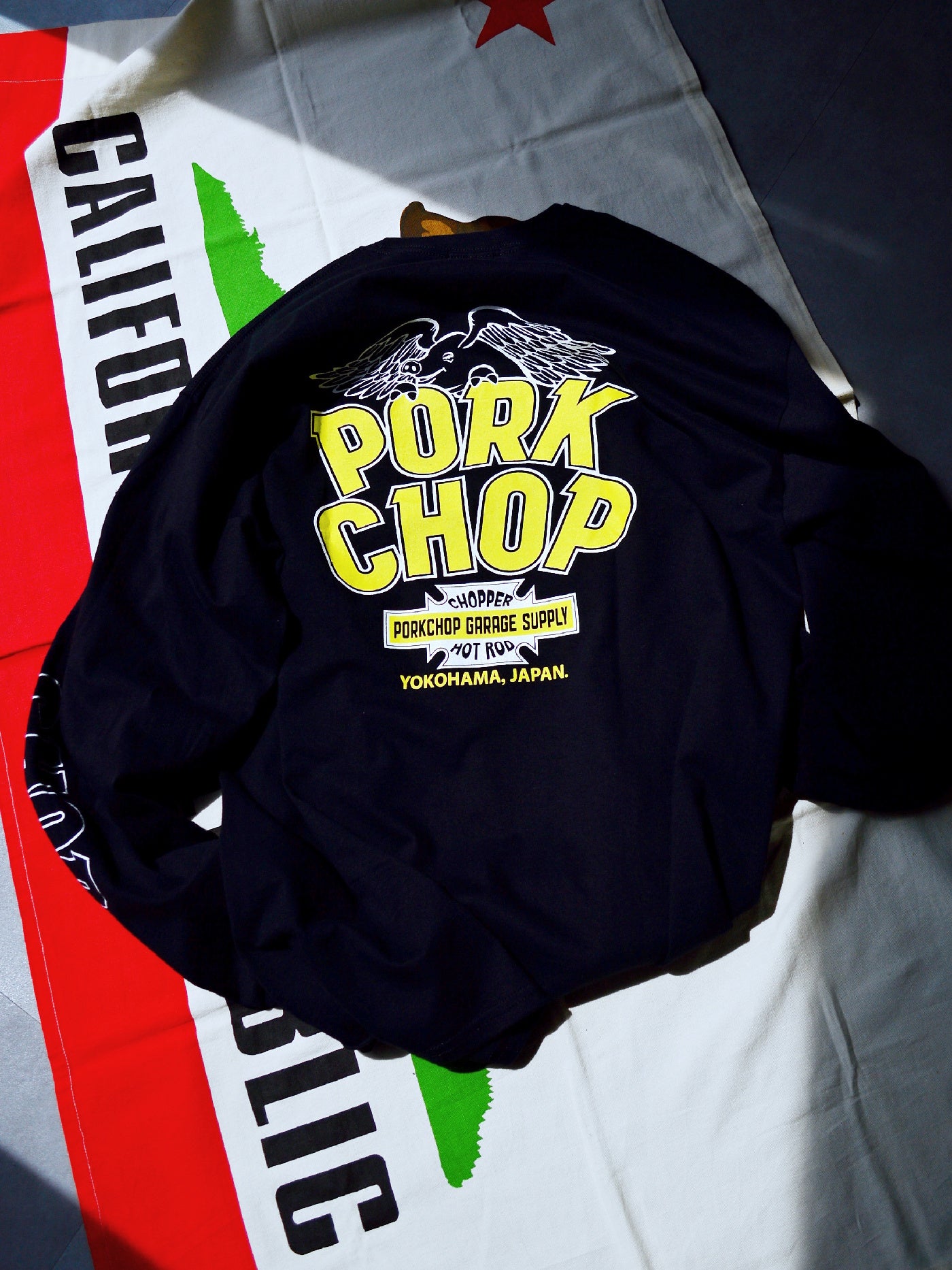 PORKCHOP | WP BIG LOGO L/S TEE - Black