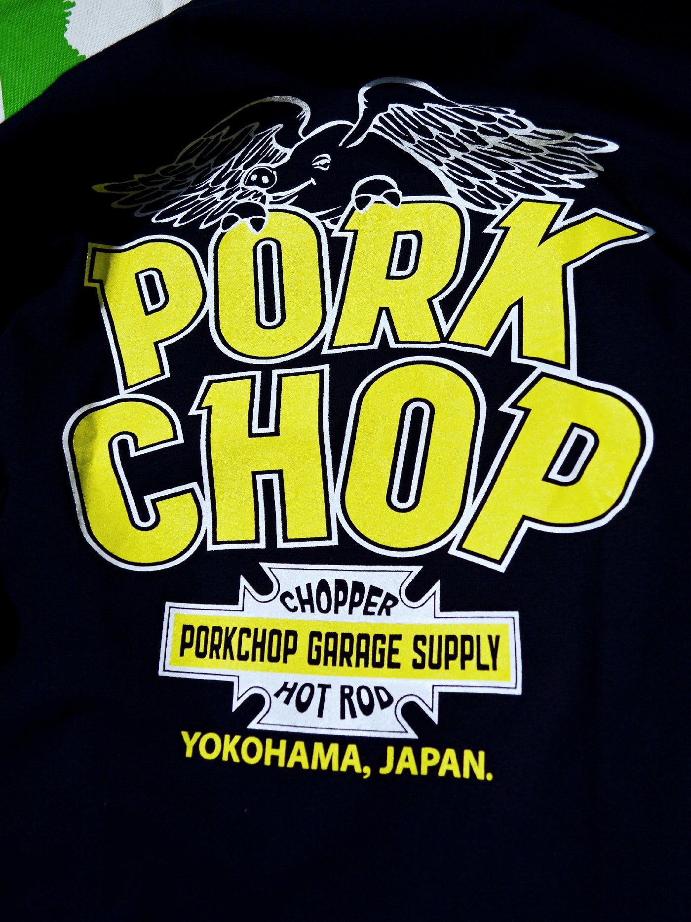 PORKCHOP | WP BIG LOGO L/S TEE - Black