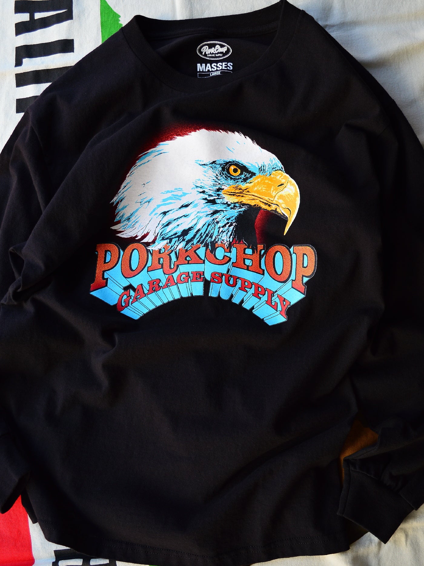 PORKCHOP | EAGLE L/S - Black