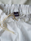 FLUTTER | The Holiday -Comfy fit- Cotton Twill Easy Pants - White