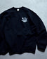 RADIALL | TRUE DEAL POT - CREW NECK SWEATSHIRT L/S - Black