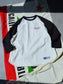RADIALL | Oval - CREW NECK RAGLAN SHIRT 3Q/S - White