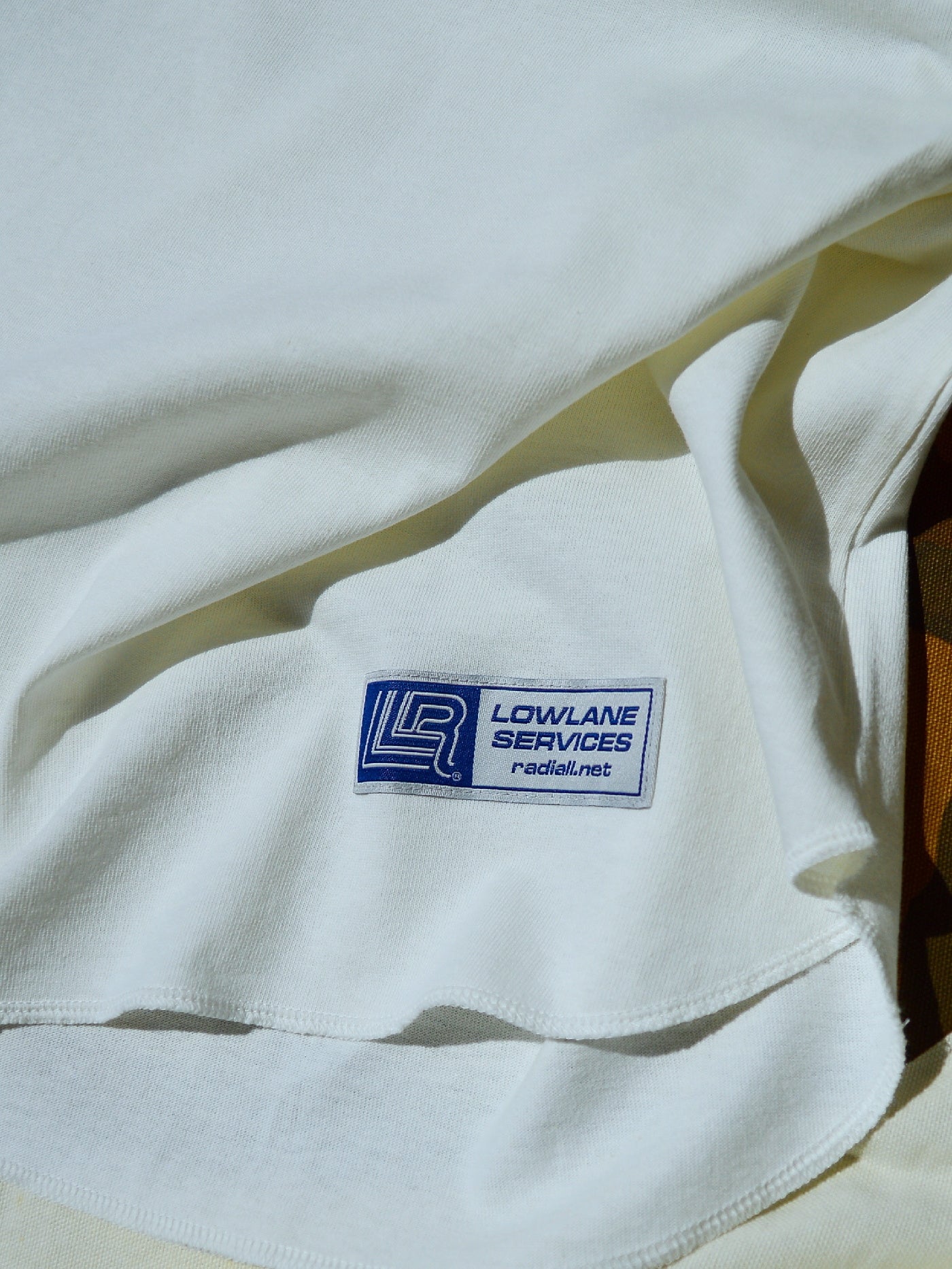 RADIALL | Oval - CREW NECK RAGLAN SHIRT 3Q/S - White