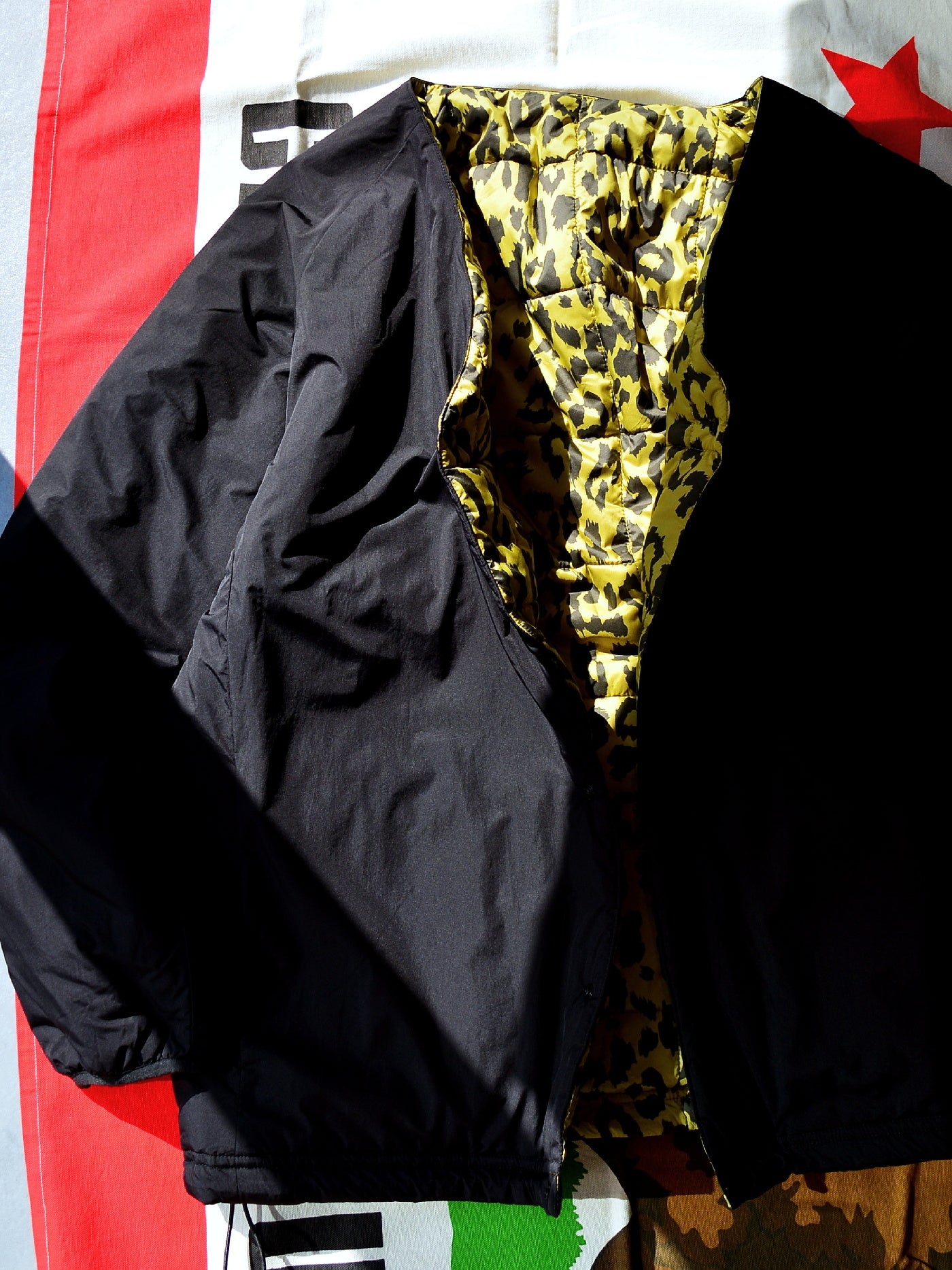 【10.12 (Sun) Release】WAX | Reversible Nylon Cardigan
