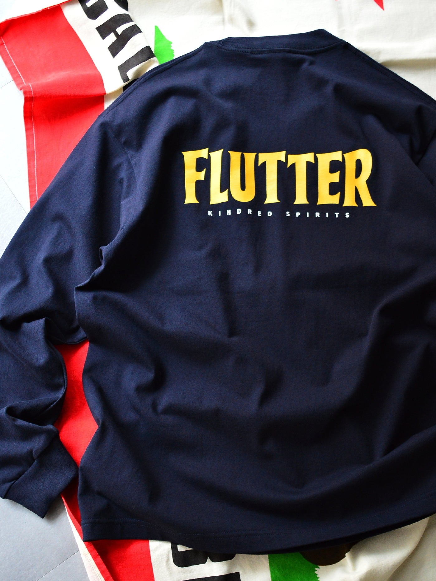 FLUTTER | OG Logo L/S Tee - Navy