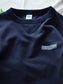 【10.25 (Sat) 12:00 Release】RADIALL | Boulevard - LOOPWHEEL CREW NECK SWEATSHIRT L/S - Ink Black