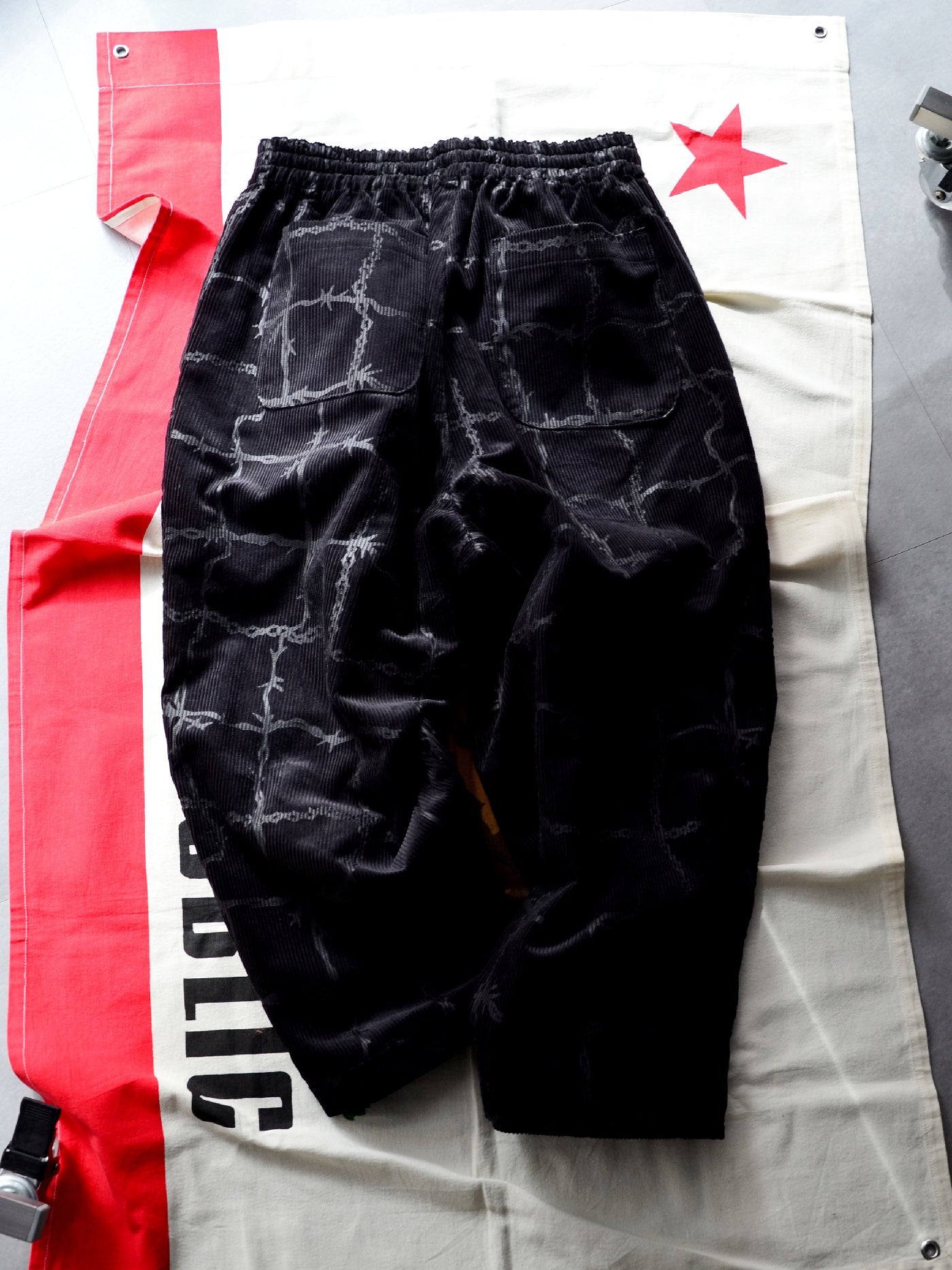 GANGSTERVILLE | BARBED WIRE - EASY PANTS / GSV5303 - Black