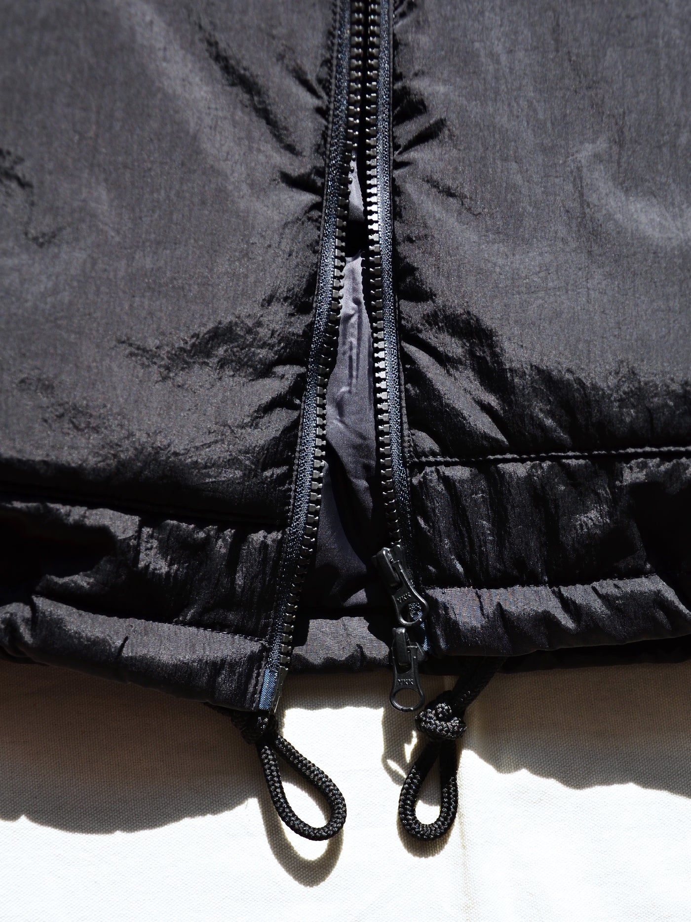 【11.15 (Sat) 12:00 Release】MINE USA | Down Double Zip Hoodie MINE×TAION - Black