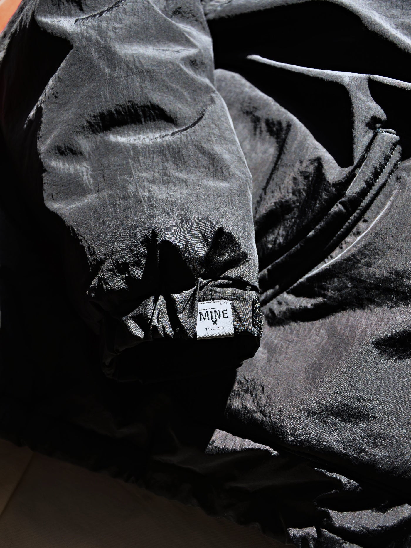 【11.15 (Sat) 12:00 Release】MINE USA | Down Double Zip Hoodie MINE×TAION - Black