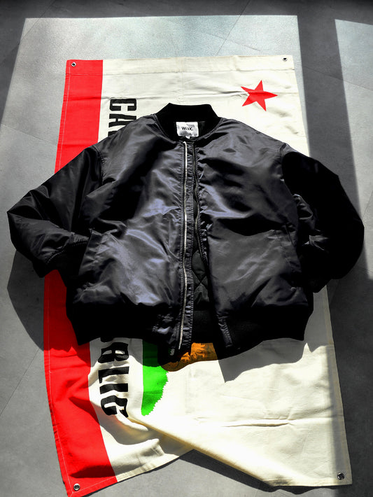 【11.2 (Sun) 12:00 Release】WAX | Bomber Jacket - Black