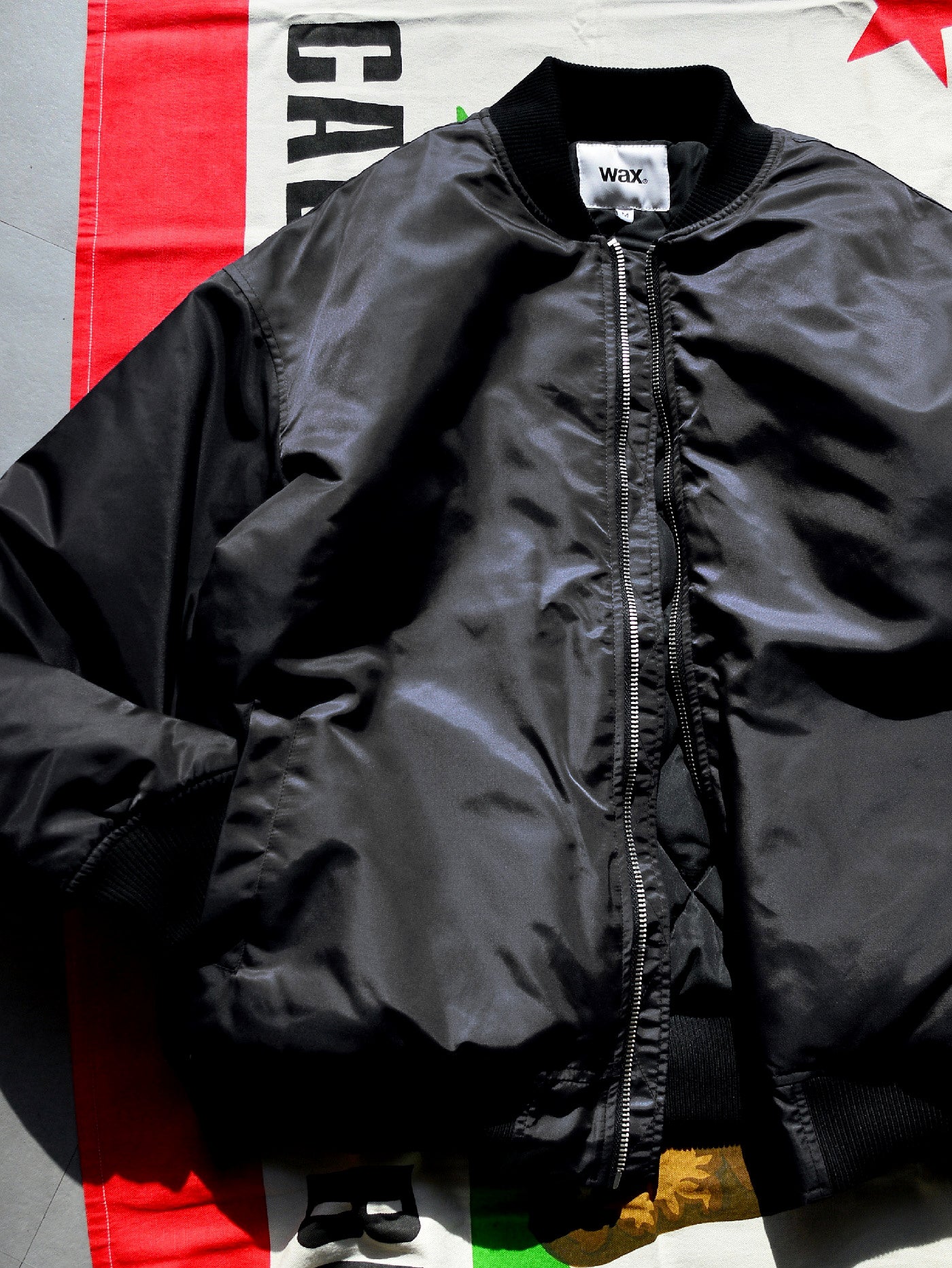 【11.2 (Sun) 12:00 Release】WAX | Bomber Jacket - Black