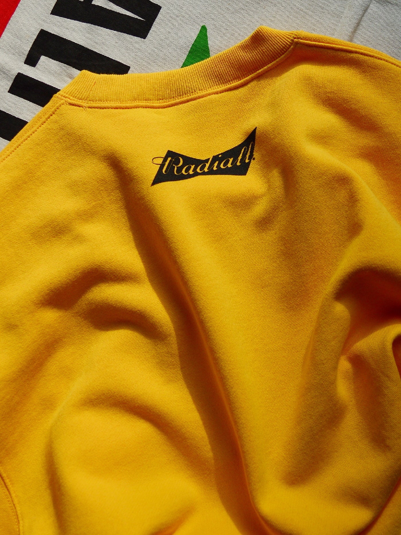 【12.20 (Sat) 12:00 Release】RADIALL | Love Beer - CREW NECK SWEATSHIRT L/S - Yellow