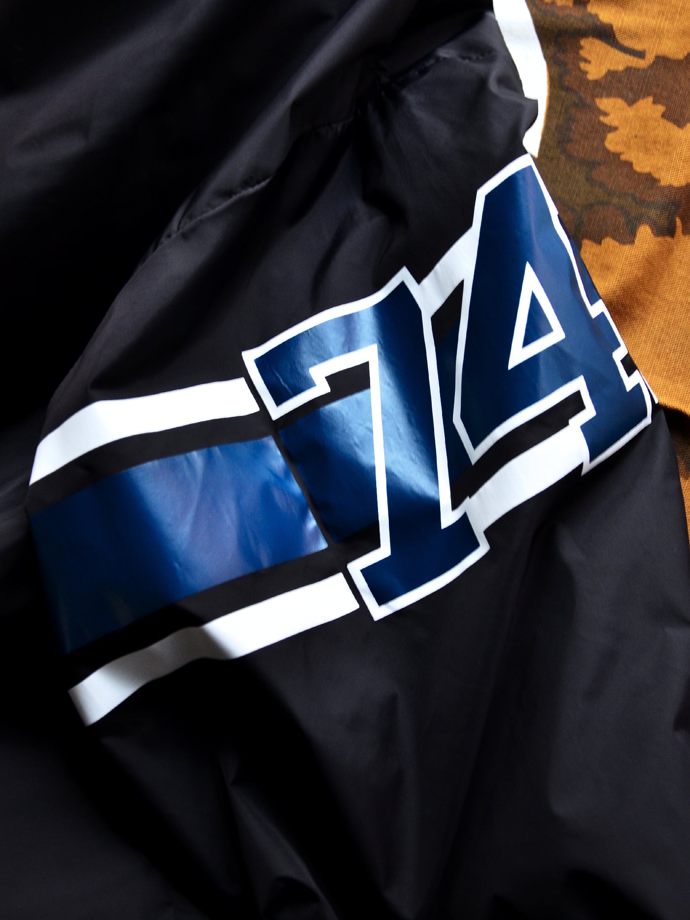 【1.24 (Sat) 12:00 Release】GOOD HELLER | NYLON FOOTBALL L/S T-SHIRT - Black