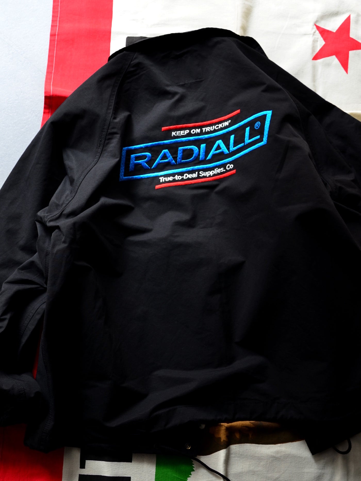 【1.24 (Sat) 12:00 Release】RADIALL | Heartbeat - WINDBREAKER JACKET - Black