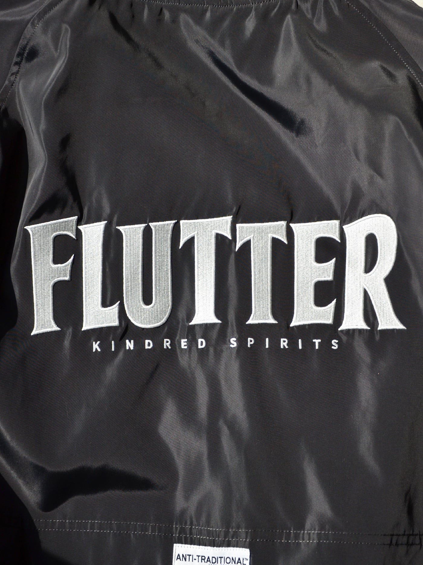 FLUTTER | OG Logo Bomber Jacket - Graphite Black