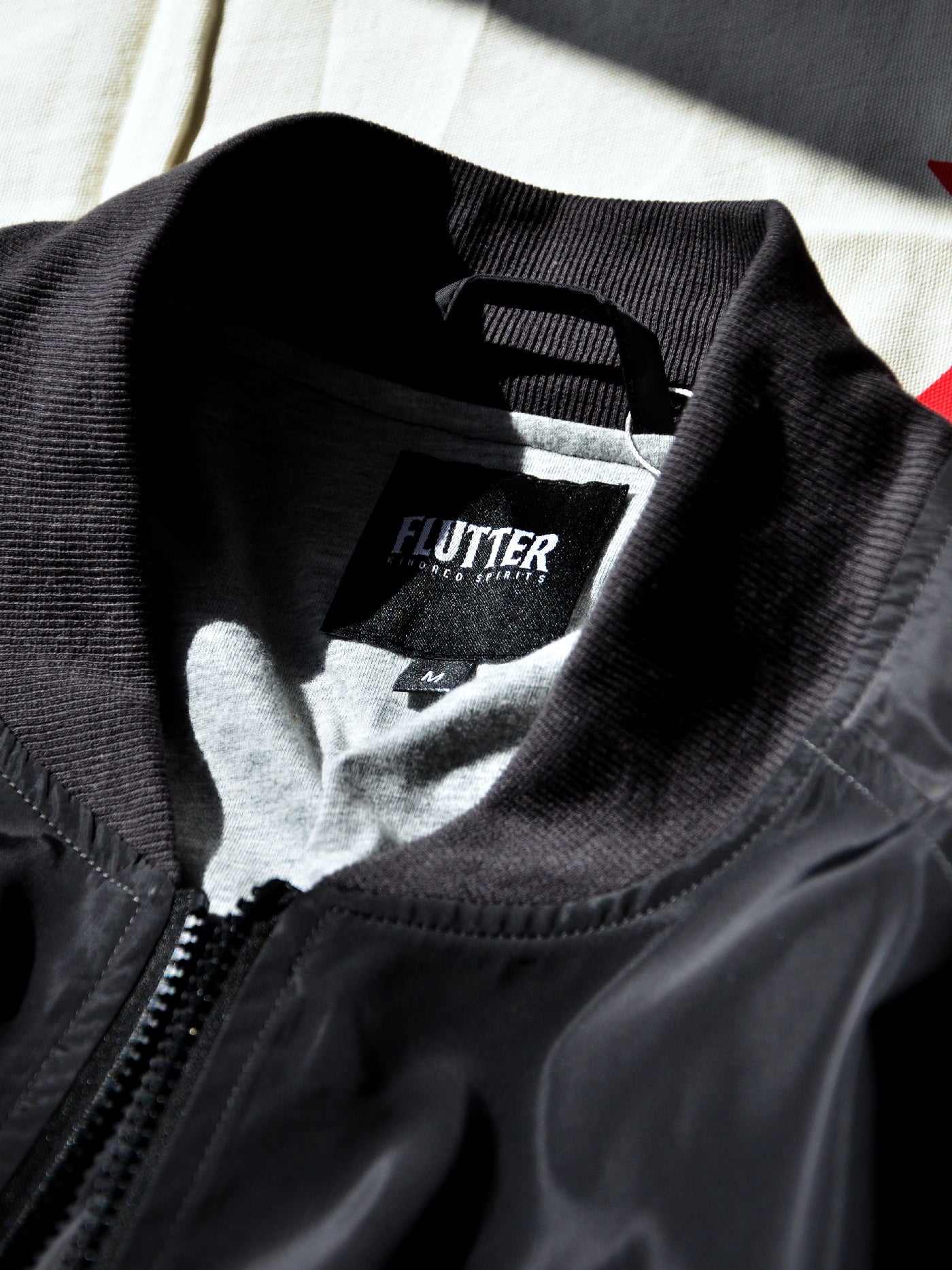 FLUTTER | OG Logo Bomber Jacket - Graphite Black