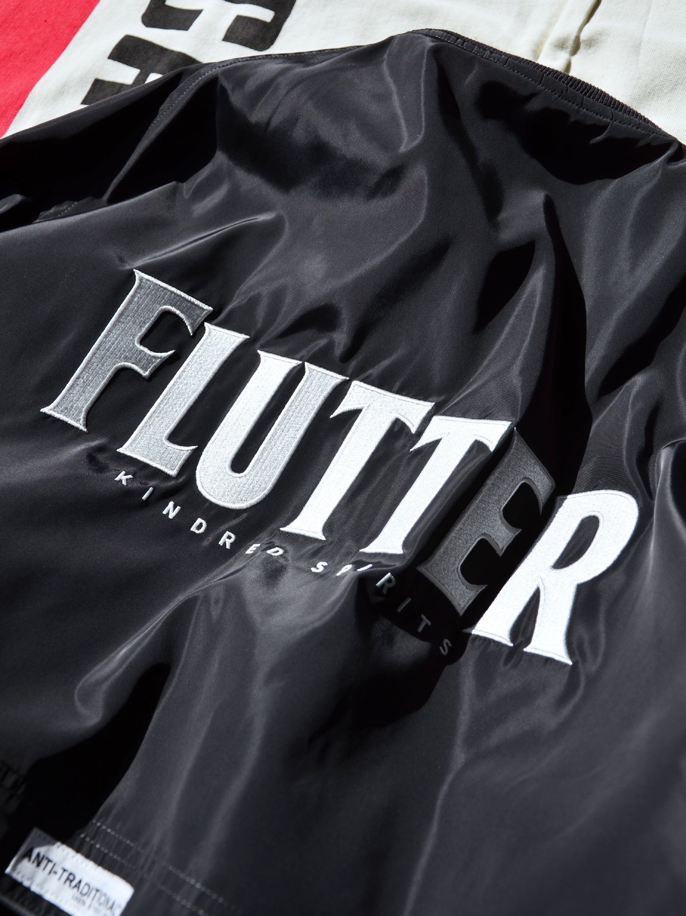 FLUTTER | OG Logo Bomber Jacket - Graphite Black