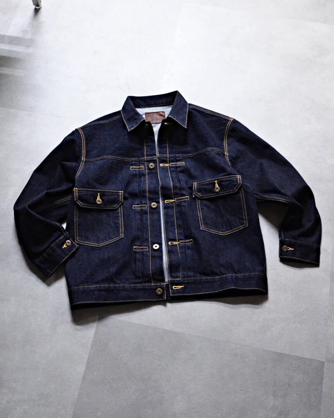 GOOD HELLER | 2nd TYPE WIDE DENIM JACKET - Indigo Wash