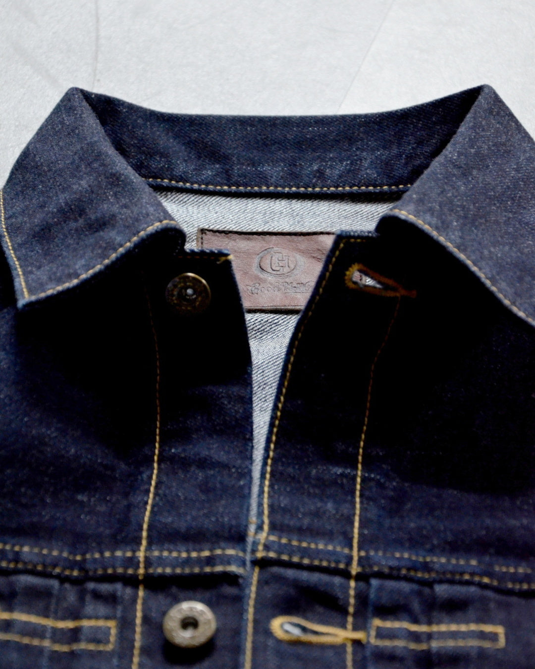 GOOD HELLER | 2nd TYPE WIDE DENIM JACKET - Indigo Wash