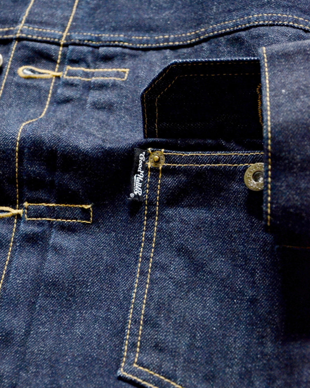 GOOD HELLER | 2nd TYPE WIDE DENIM JACKET - Indigo Wash