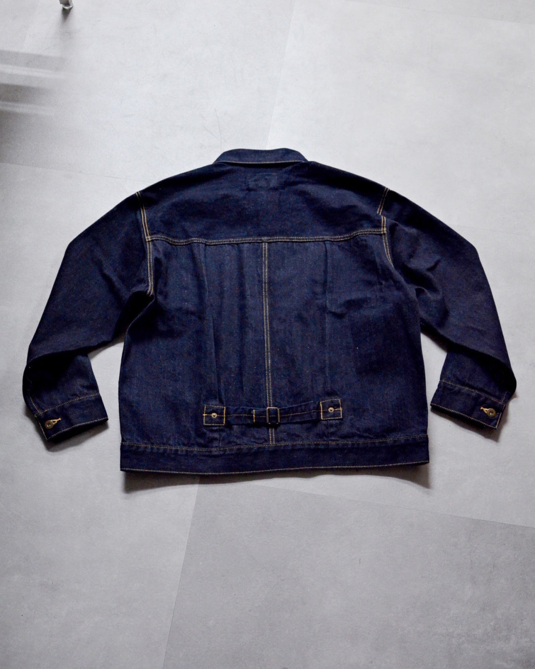 GOOD HELLER | 2nd TYPE WIDE DENIM JACKET - Indigo Wash