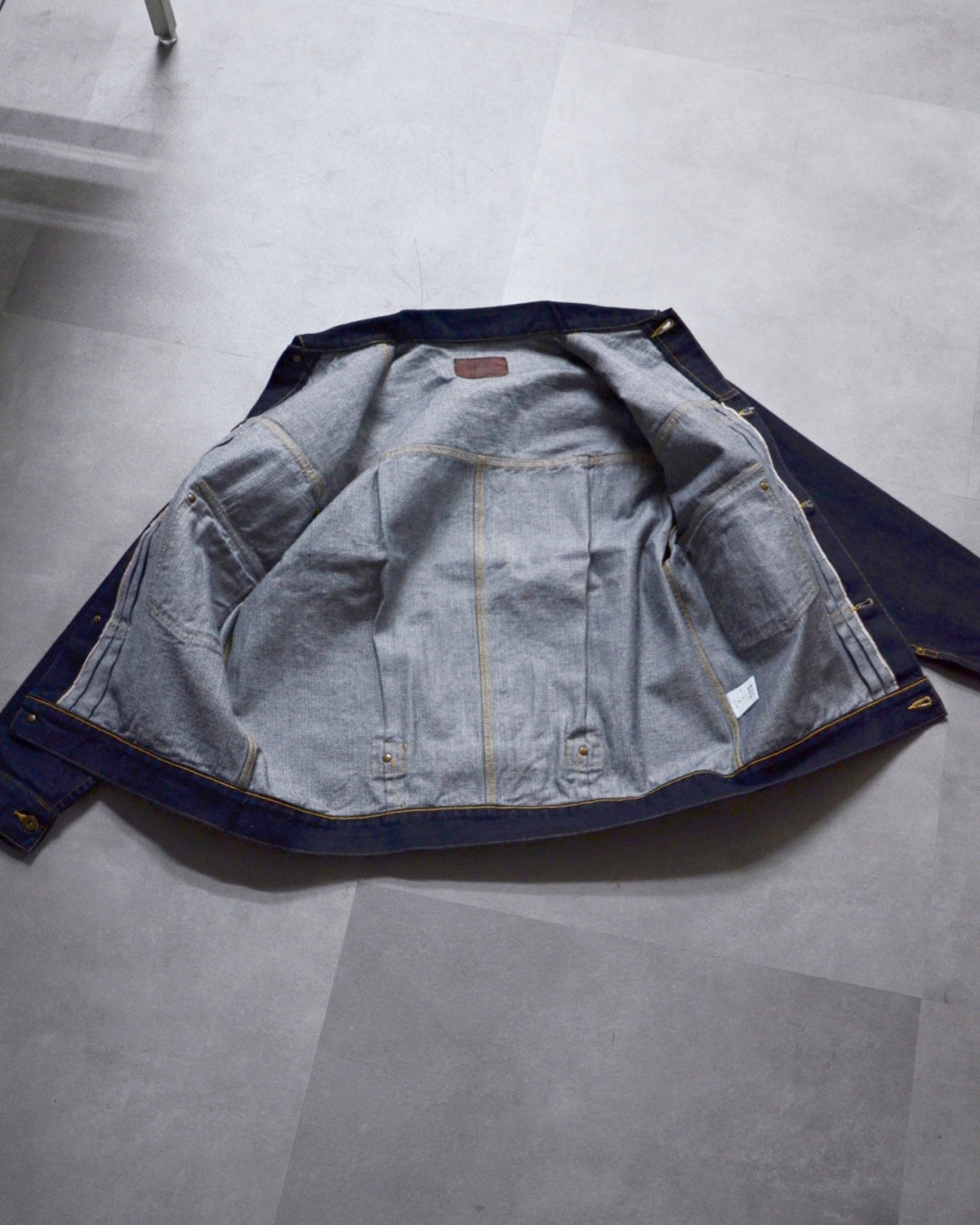 GOOD HELLER | 2nd TYPE WIDE DENIM JACKET - Indigo Wash