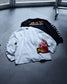 PORKCHOP | FIRE BLOCK MULTI L/S TEE - White