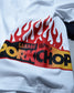 PORKCHOP | FIRE BLOCK MULTI L/S TEE - White