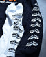 PORKCHOP | FIRE BLOCK MULTI L/S TEE - White