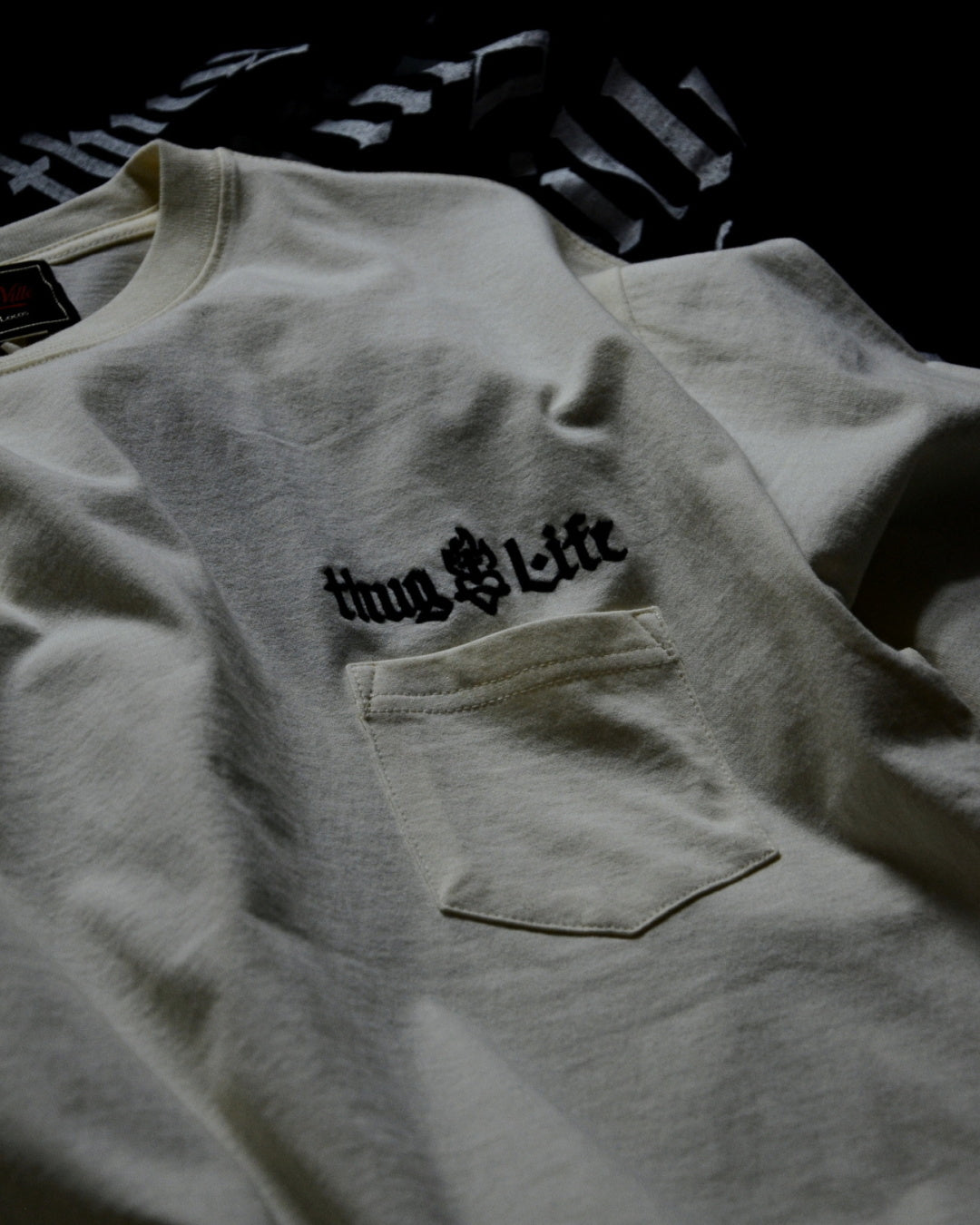GANGSTERVILLE | SACRED HEART - L/S T-SHIRTS - White