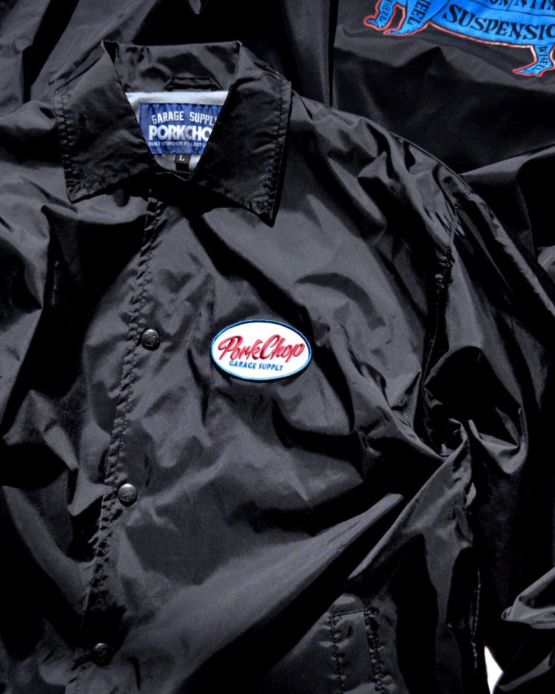 PORKCHOP | PORK BACK COACH JKT - Black/Red/Blue