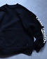 GOOD HELLER | HEAVY WEIGHT LOGO CREW SWEAT - Black