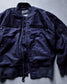 GOOD HELLER | GH WAPPEN MA-1 FLIGHT JACKET - Dark Navy