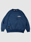 【2.7 (Sat) 12:00 Release】FLUTTER | Double Dyeing B/S Sweat - Navy