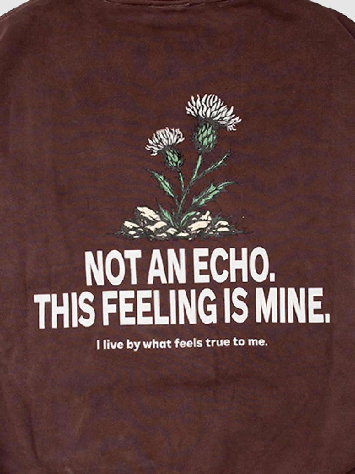 【2.7 (Sat) 12:00 Release】FLUTTER | Double Dyeing B/S Sweat - Brown