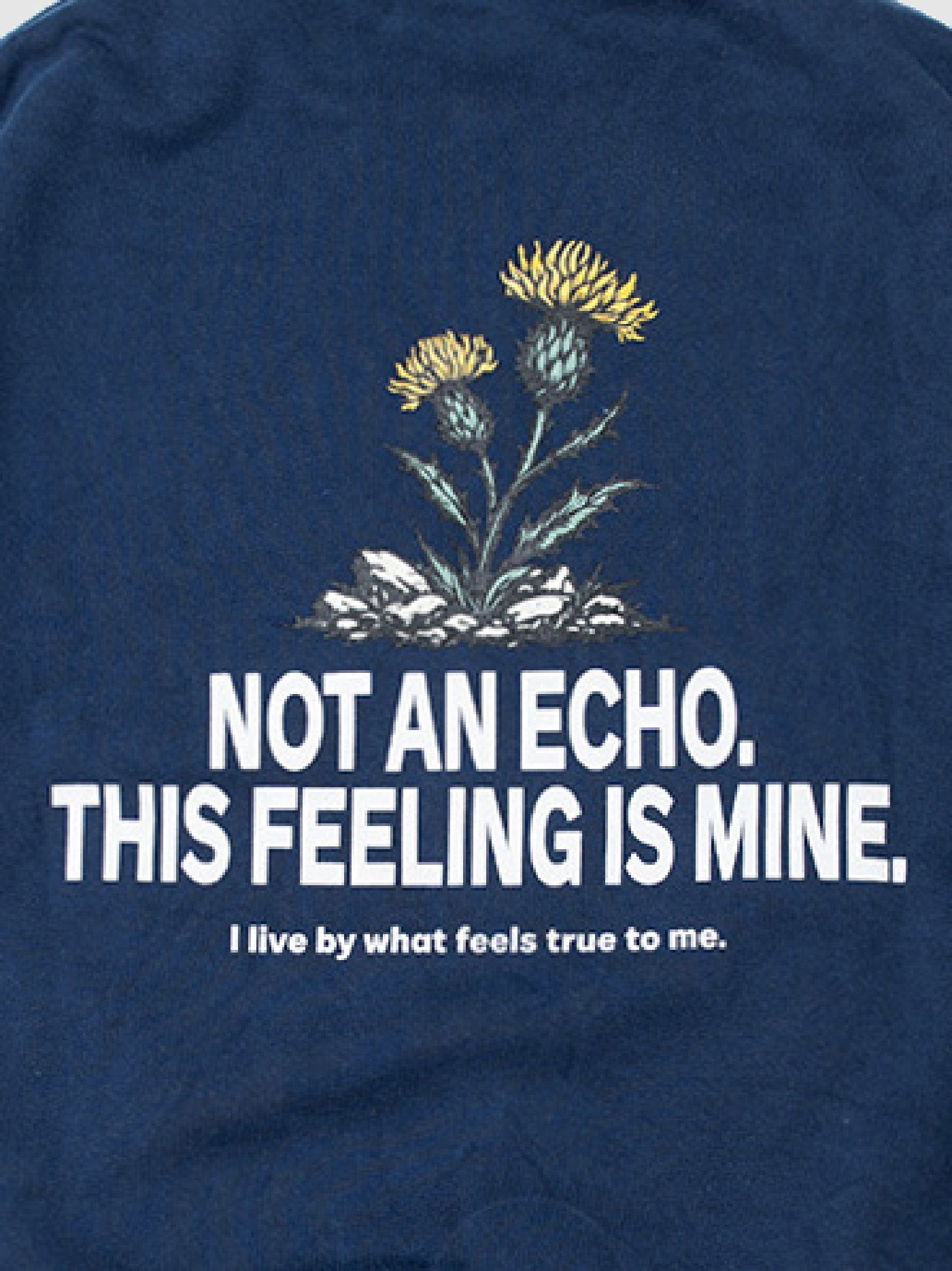 【2.7 (Sat) 12:00 Release】FLUTTER | Double Dyeing B/S Sweat - Navy