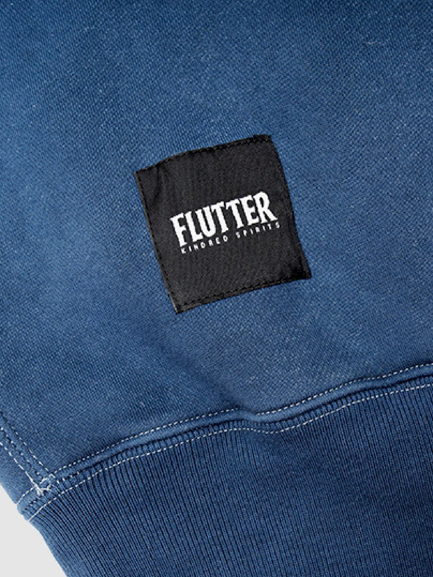 【2.7 (Sat) 12:00 Release】FLUTTER | Double Dyeing B/S Sweat - Navy